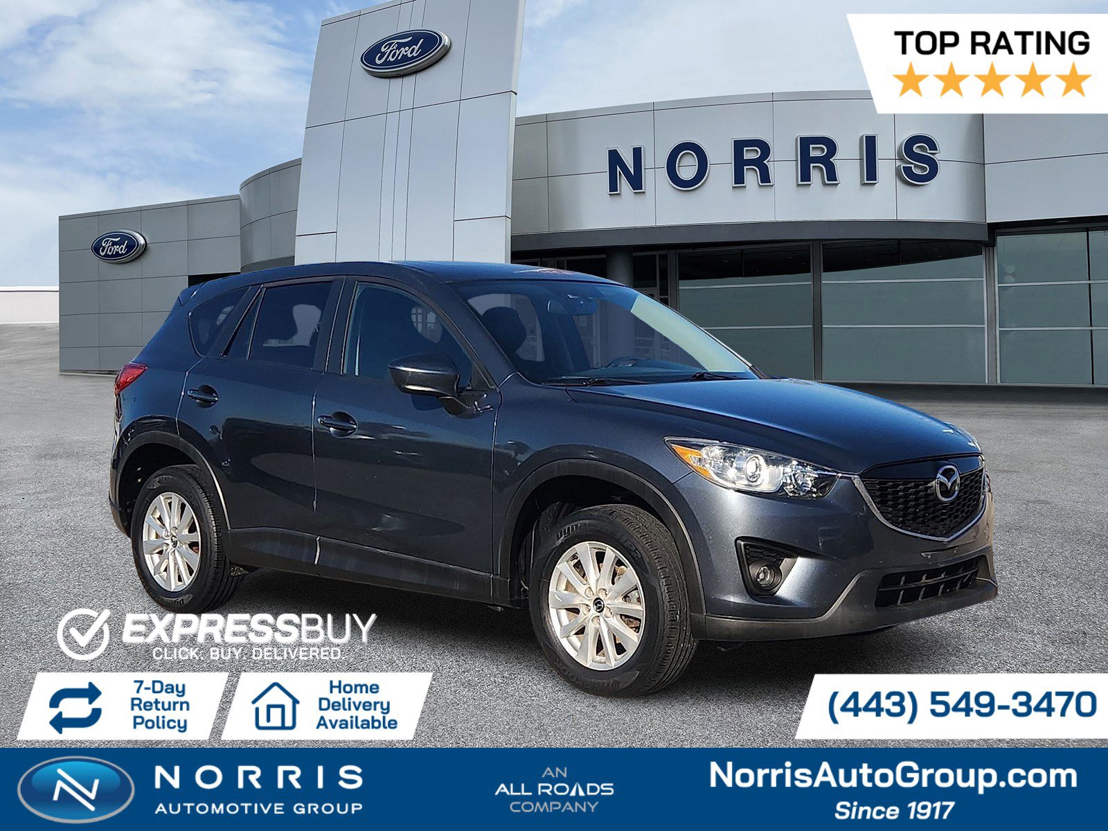 Used 2013 MAZDA CX-5 Touring w/ Touring Tech Pkg image 1