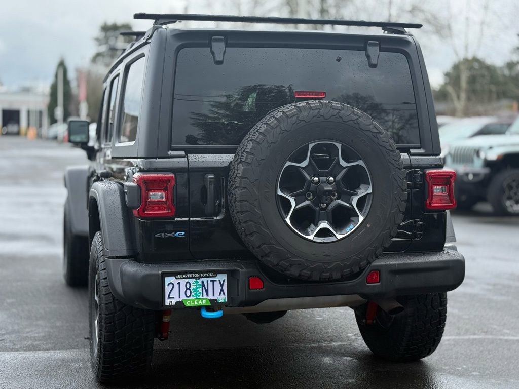 Used 2022 Jeep Wrangler Unlimited Rubicon 4xe w/ Steel Bumper Group image 3