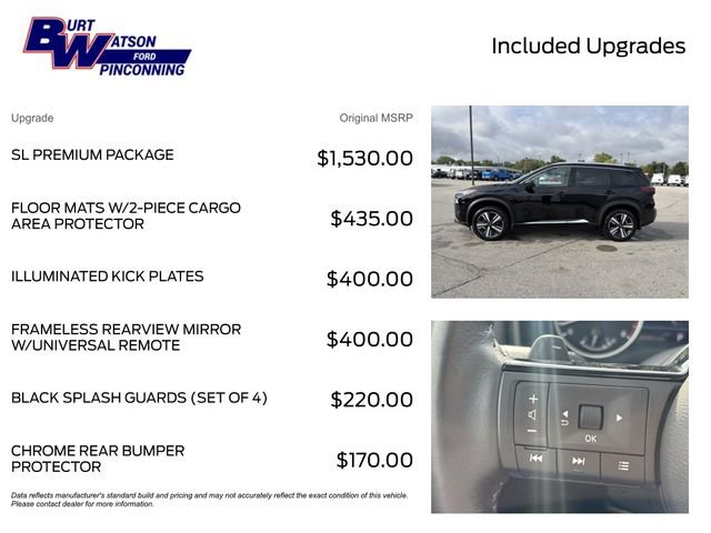 Used 2023 Nissan Rogue SL w/ SL Premium Package image 3
