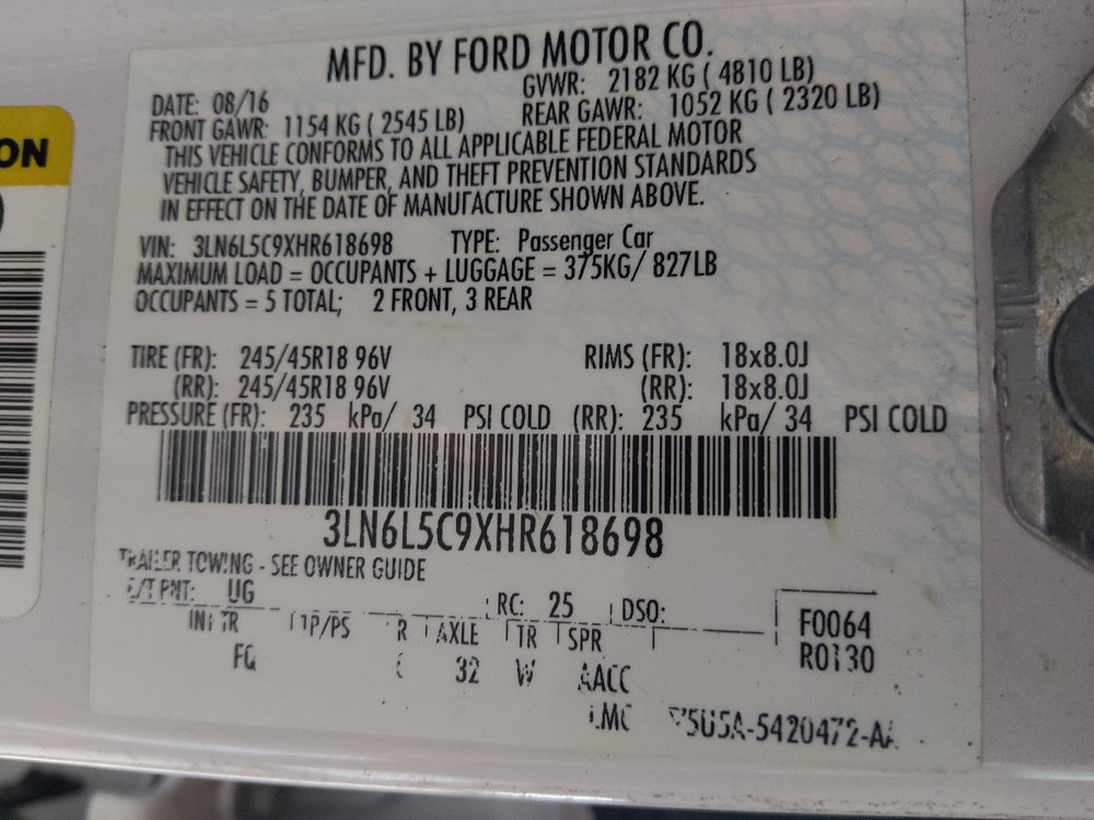 Used 2017 Lincoln MKZ Select FWD image 33