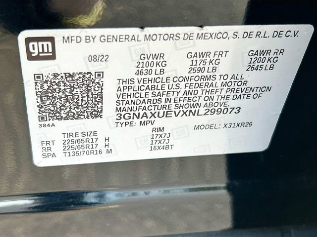 Used 2022 Chevrolet Equinox LT AWD/4WD image 39