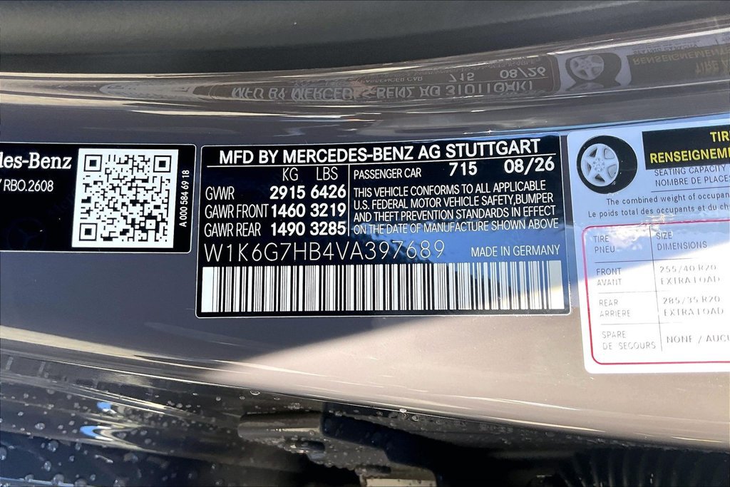 New 2027 Mercedes-Benz S 580 4MATIC Sedan image 12