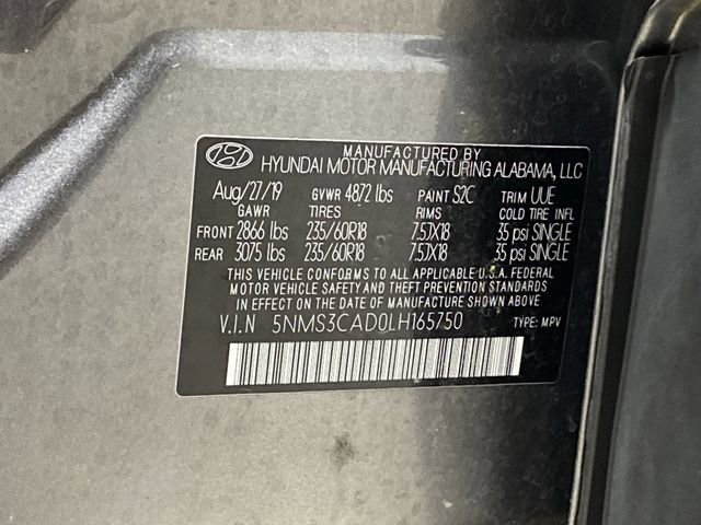 Used 2020 Hyundai Santa Fe SEL w/ Convenience Package image 38