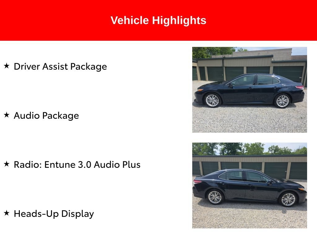 Certified 2018 Toyota Camry XLE w/ Audio Package FWD image 5