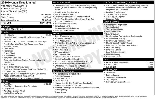 Used 2019 Hyundai Kona Limited image 4