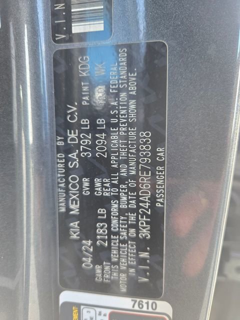Used 2024 Kia Forte LXS FWD image 22