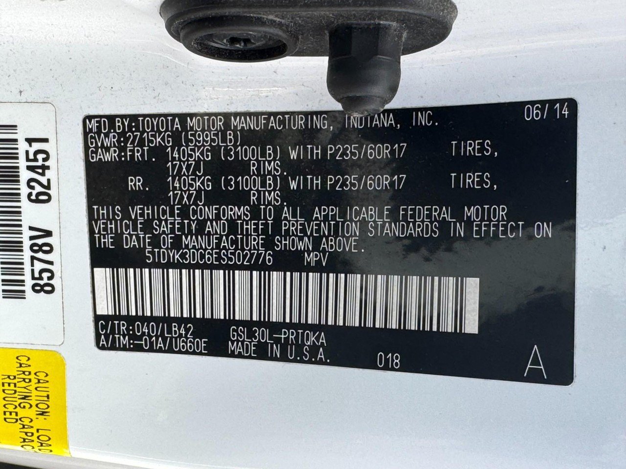 Used 2014 Toyota Sienna XLE FWD image 28