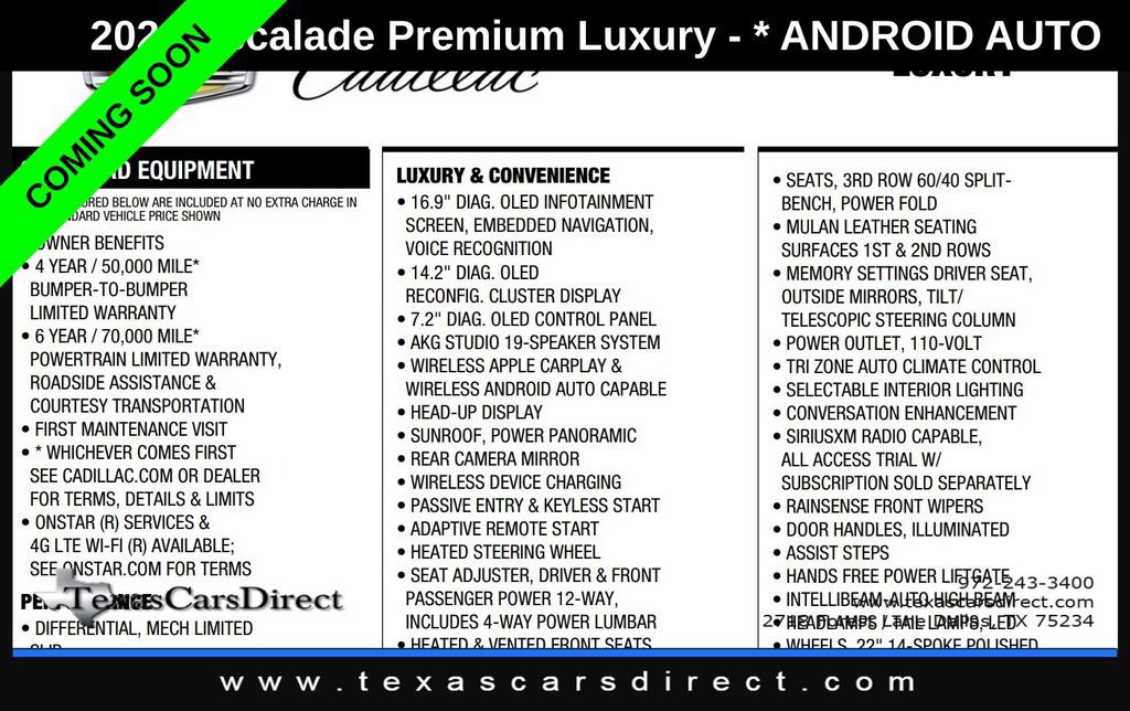 Used 2021 Cadillac Escalade Premium Luxury AWD/4WD image 3