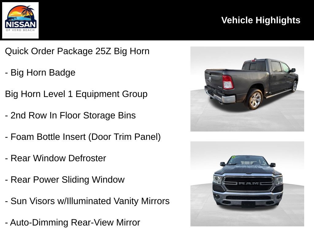 Used 2021 RAM 1500 Big Horn image 19