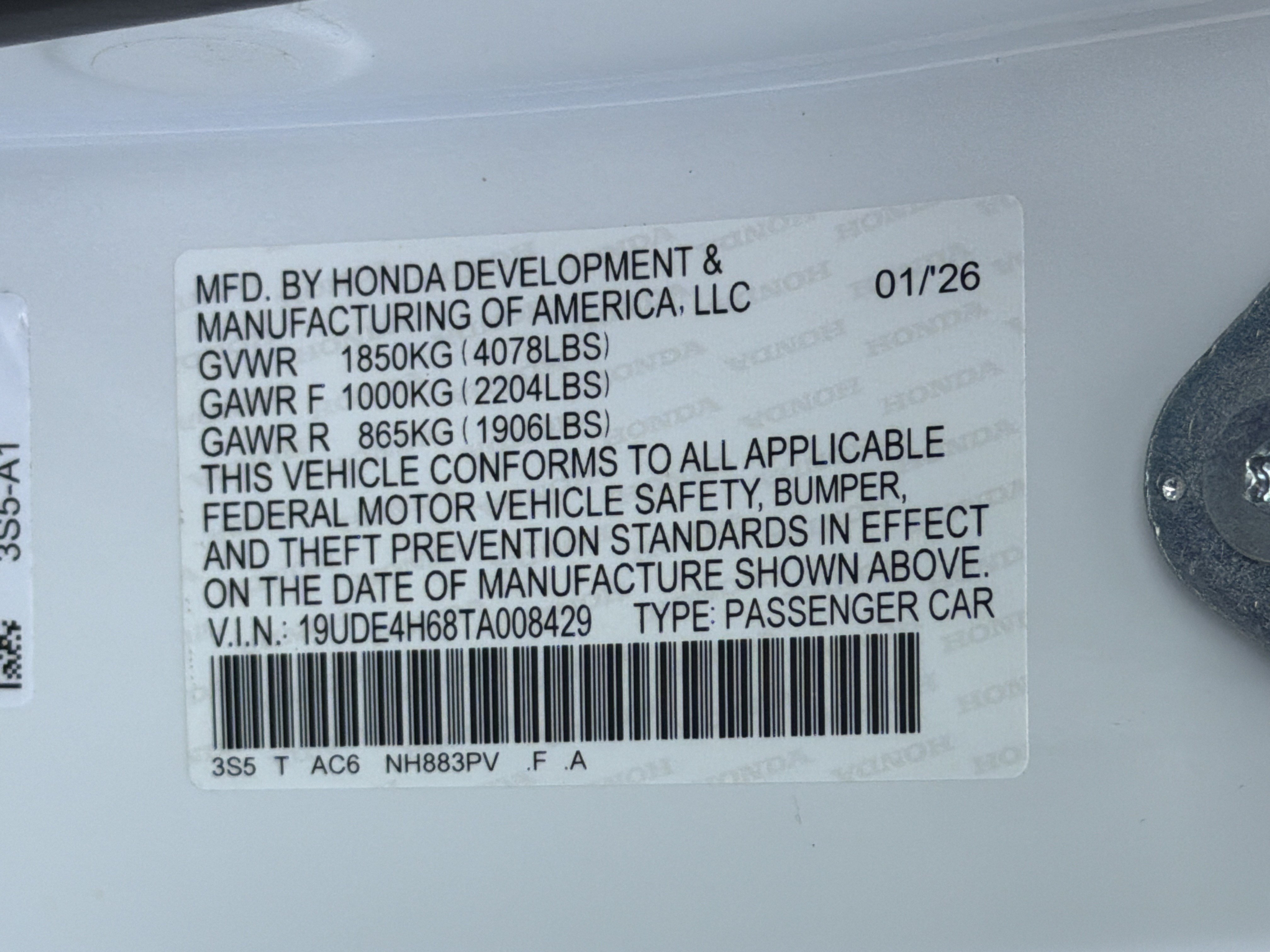 Certified 2026 Acura Integra A-Spec FWD image 35
