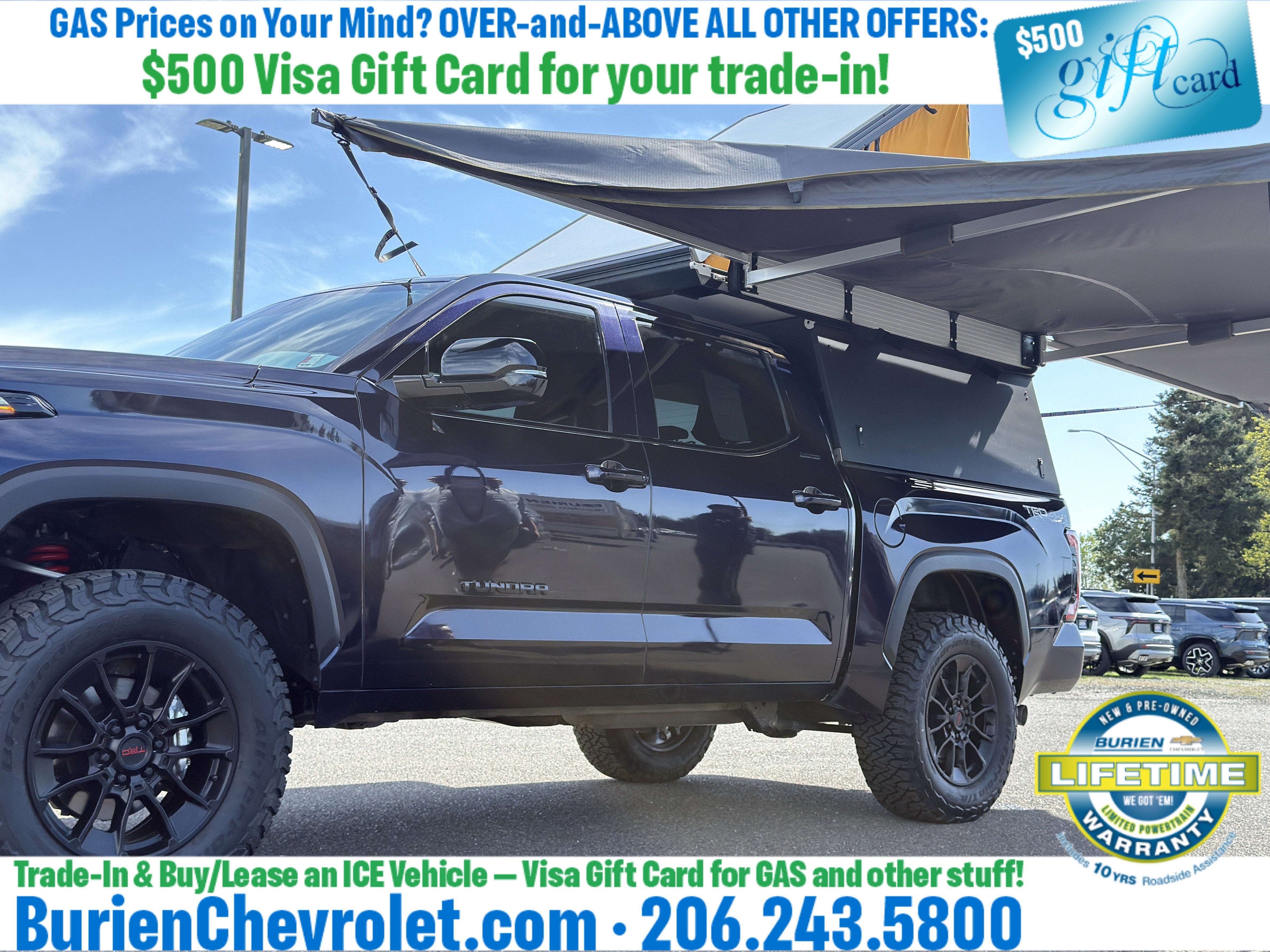 Used 2025 Toyota Tundra Limited w/ TRD Off-Road Package AWD/4WD image 10