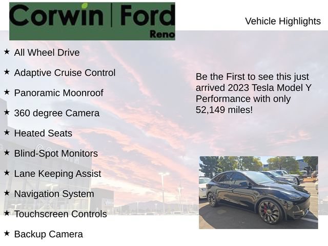Used 2023 Tesla Model Y Performance AWD/4WD image 4