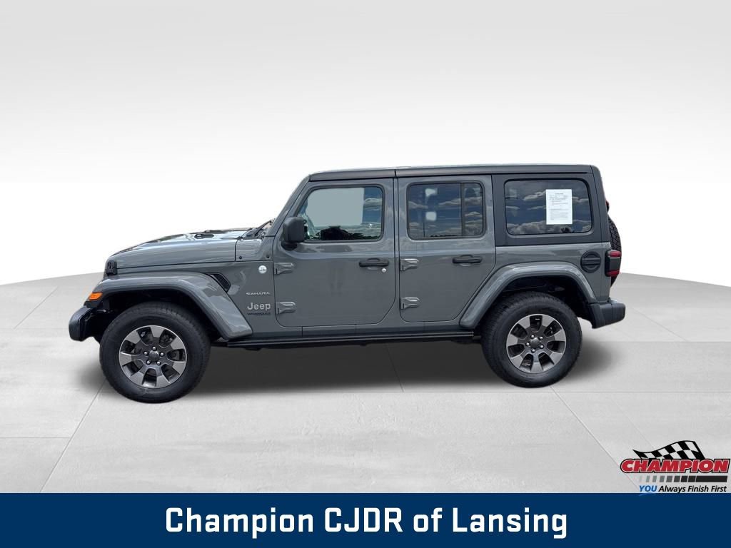 Used 2021 Jeep Wrangler Unlimited Sahara w/ Uconnect 4C Nav & Sound Group image 4