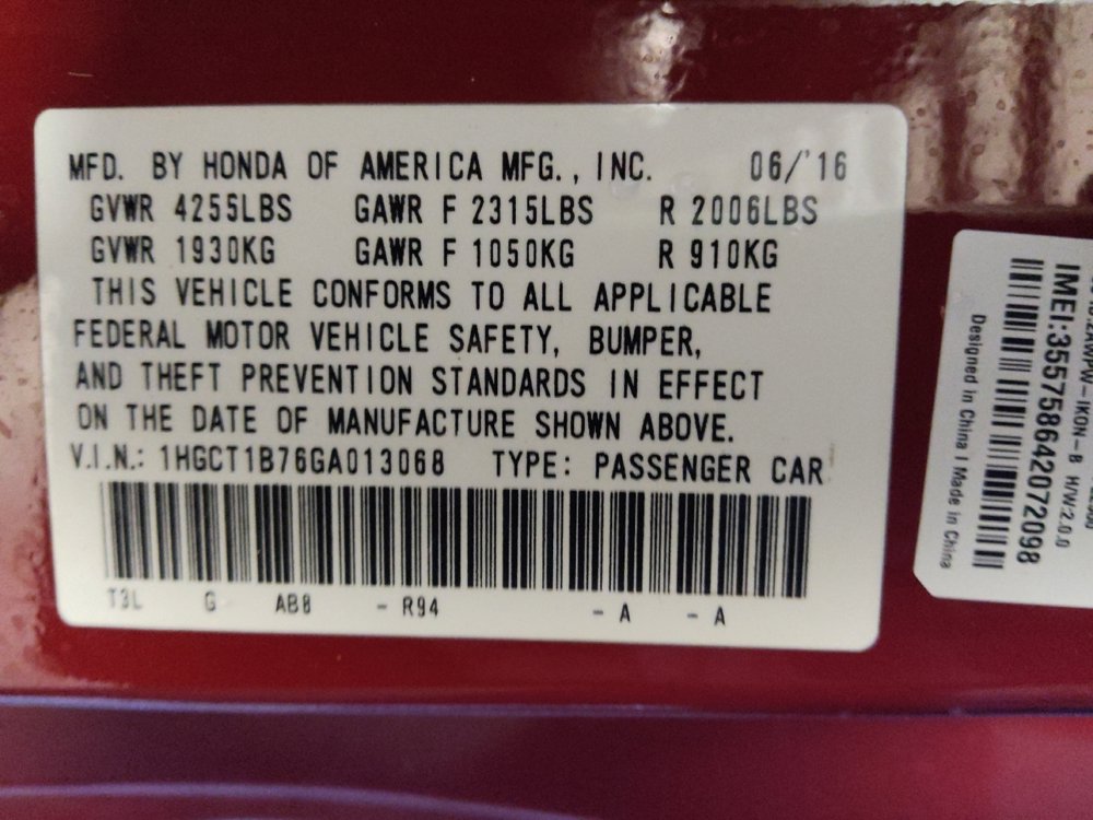 Used 2016 Honda Accord EX image 33