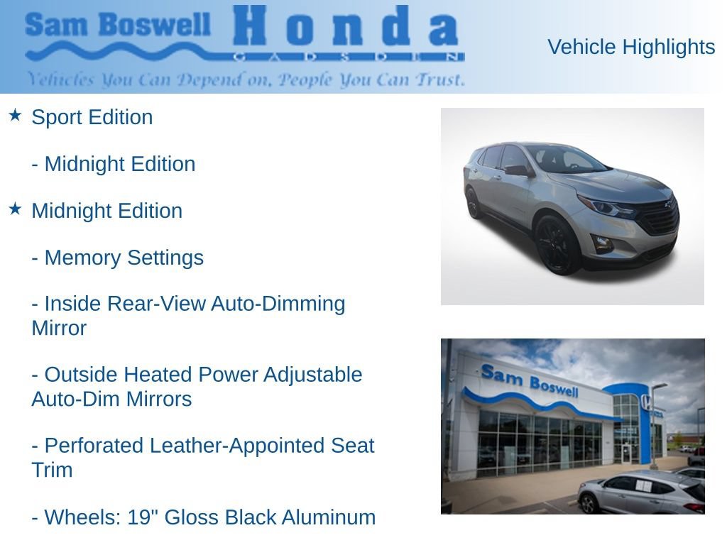 Used 2020 Chevrolet Equinox LT w/ Sport Edition FWD image 7