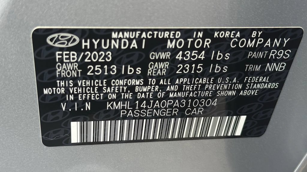 Certified 2023 Hyundai Sonata SEL w/ Convenience Package FWD image 11