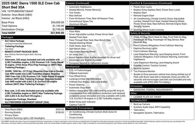 New 2025 GMC Sierra 1500 SLE image 4