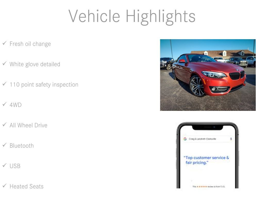 Used 2020 BMW 230i xDrive Convertible w/ Premium Package image 6