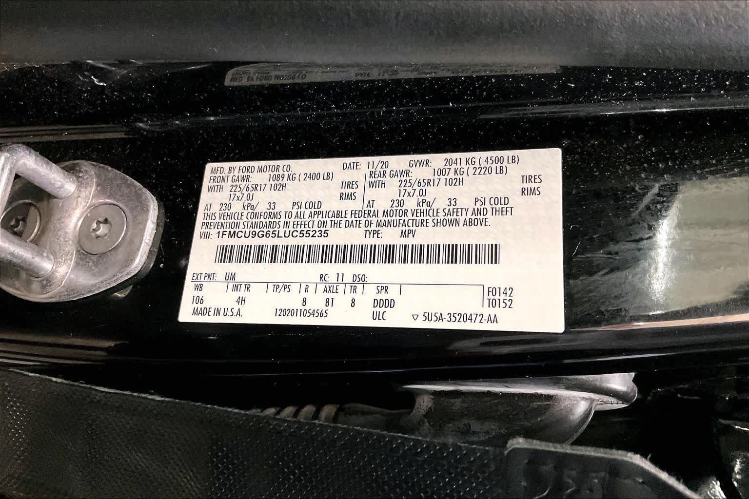 Used 2020 Ford Escape SE AWD/4WD image 35