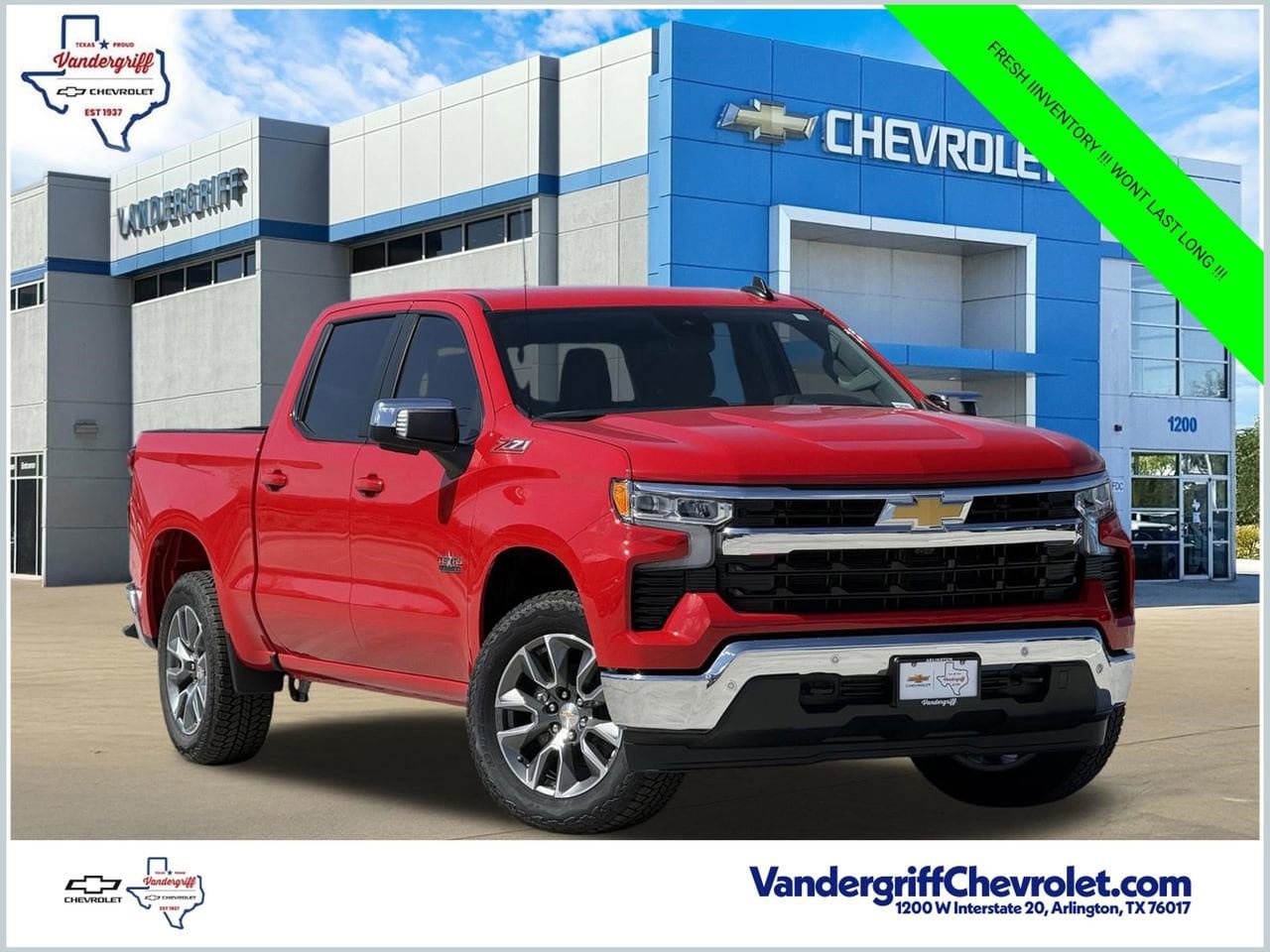 New 2026 Chevrolet Silverado 1500 LT w/ Texas Edition Plus