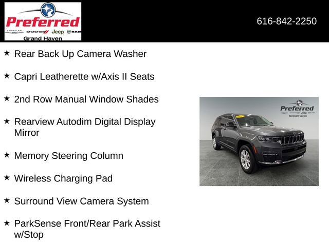 Used 2023 Jeep Grand Cherokee L Limited w/ Luxury Tech Group II AWD/4WD image 24