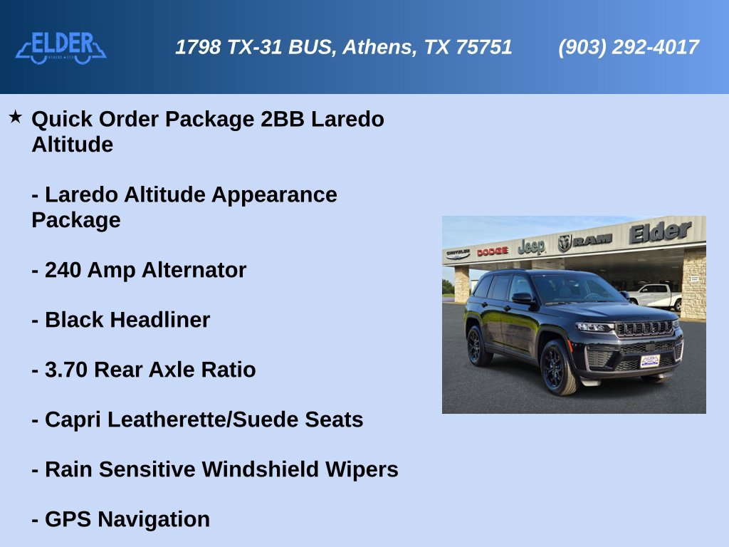 New 2026 Jeep Grand Cherokee Altitude RWD image 7