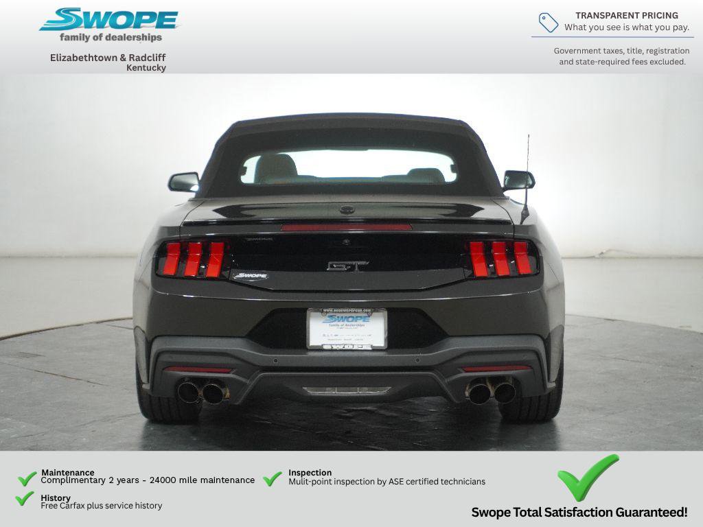 New 2025 Ford Mustang GT Premium w/ Mustang Nite Pony Package RWD image 6