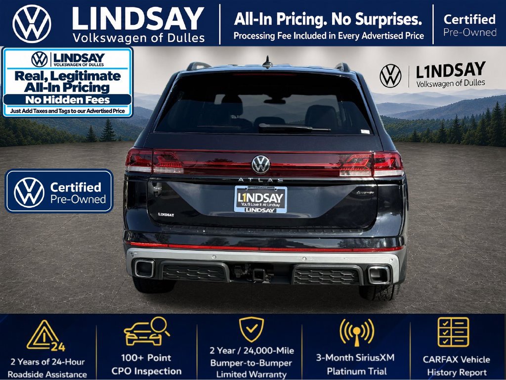 Used 2024 Volkswagen Atlas Peak Edition SE AWD/4WD image 6