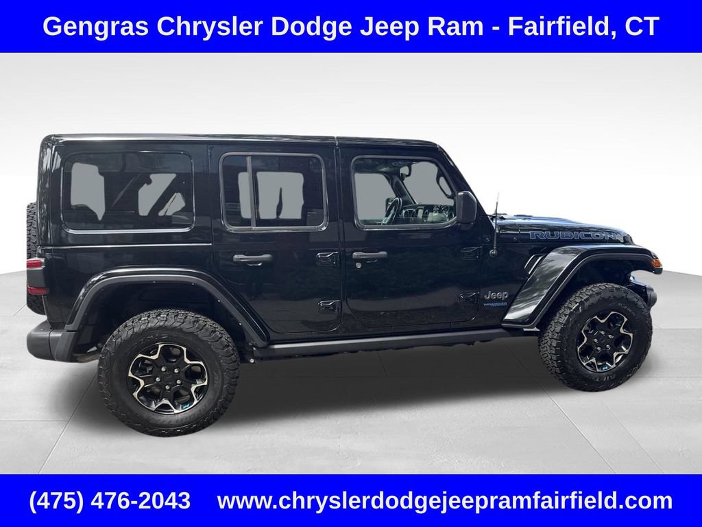 Used 2022 Jeep Wrangler Unlimited Rubicon 4xe w/ Steel Bumper Group AWD/4WD image 2