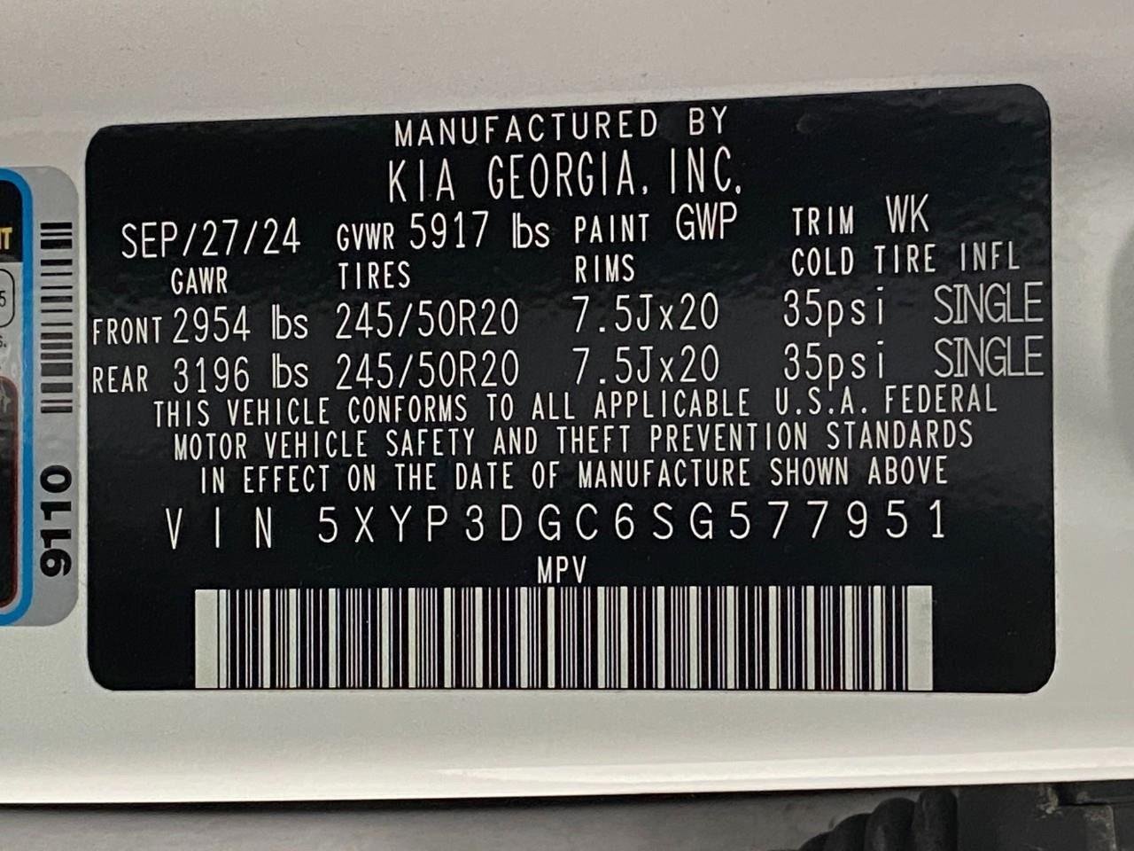 Used 2025 Kia Telluride EX w/ EX Captain's Chair Package AWD/4WD image 36