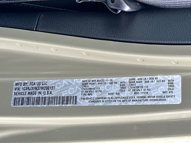 New 2026 Jeep Wrangler Unlimited Rubicon w/ Xtreme 35 Tire Package image 20