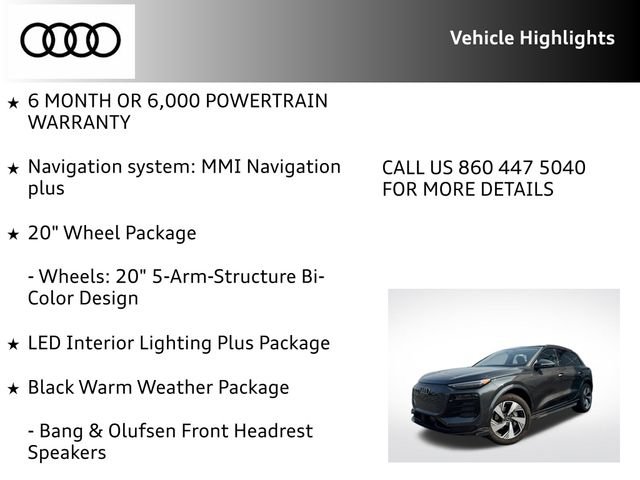 Certified 2025 Audi Q6 e-tron Premium Plus AWD/4WD image 14