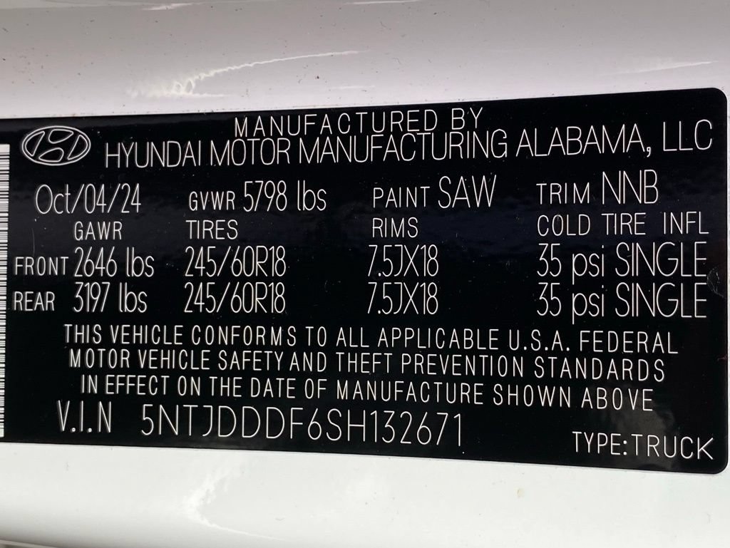 Certified 2025 Hyundai Santa Cruz XRT AWD/4WD image 39