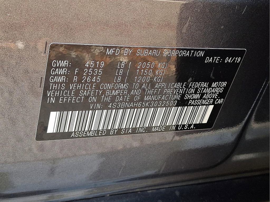 Used 2019 Subaru Legacy 2.5i Premium AWD/4WD image 26