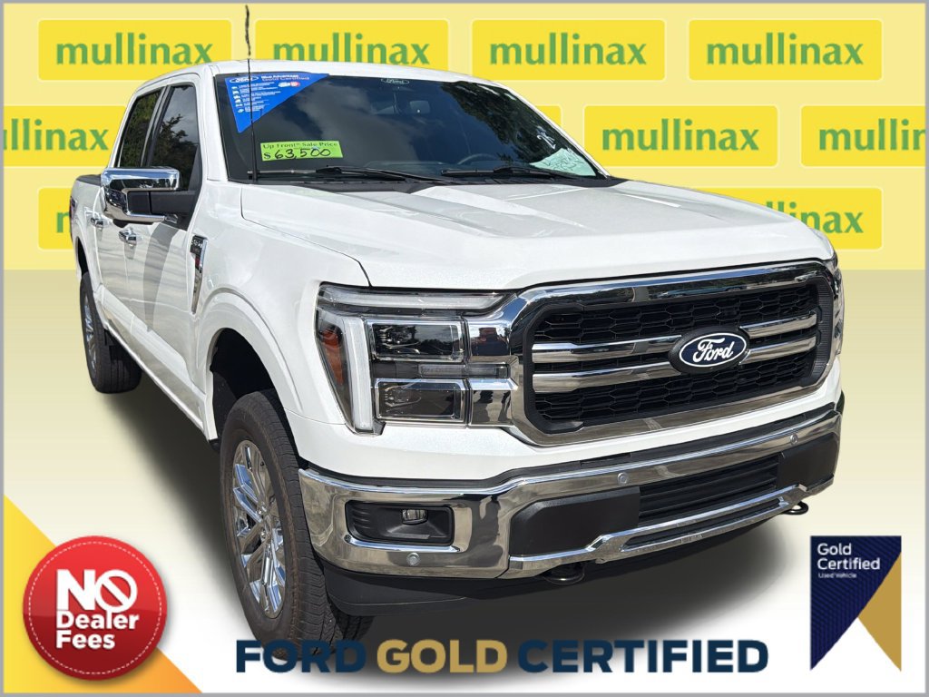 Certified 2025 Ford F150 Lariat w/ Equipment Group 501A Mid AWD/4WD 360° Tour