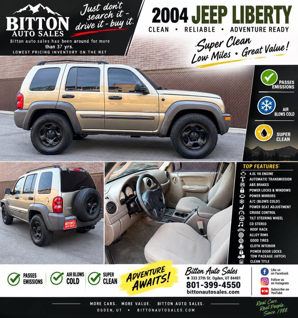 Used 2004 Jeep Liberty Sport w/ PWR Convenience Group AWD/4WD image 1