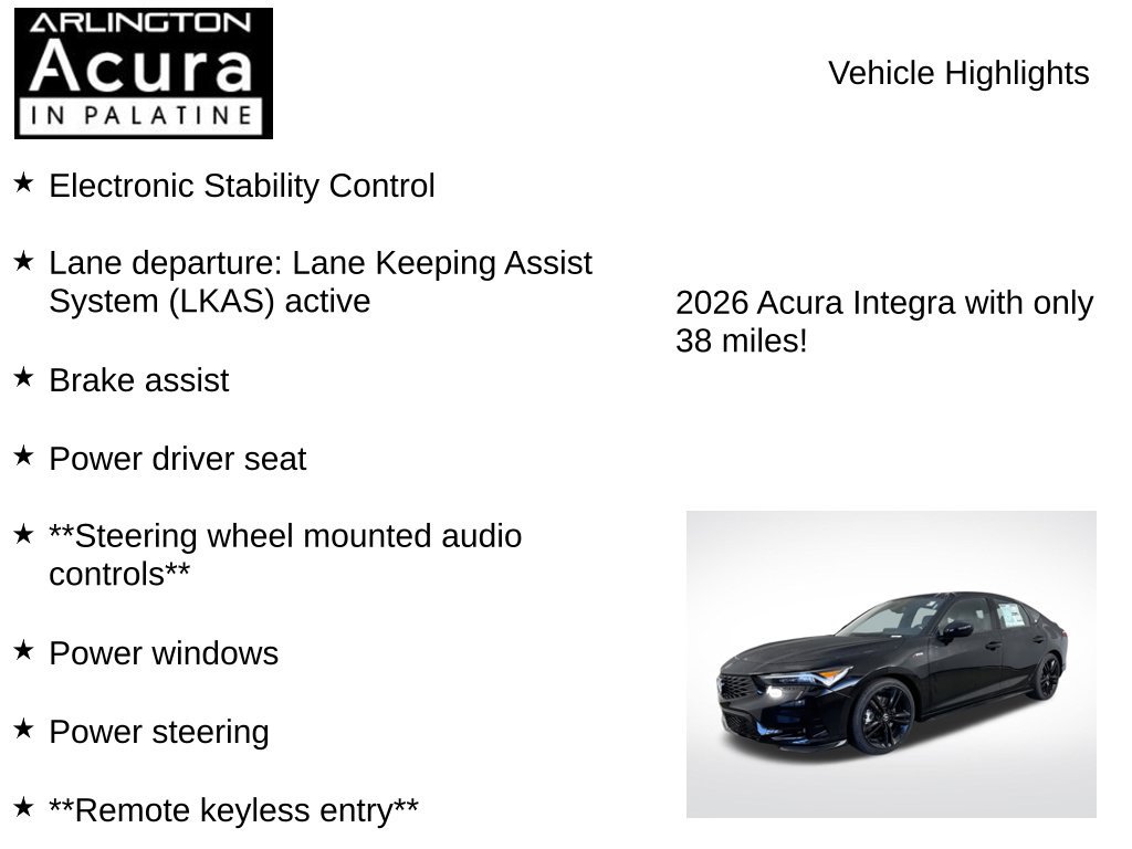New 2026 Acura Integra A-Spec FWD image 7