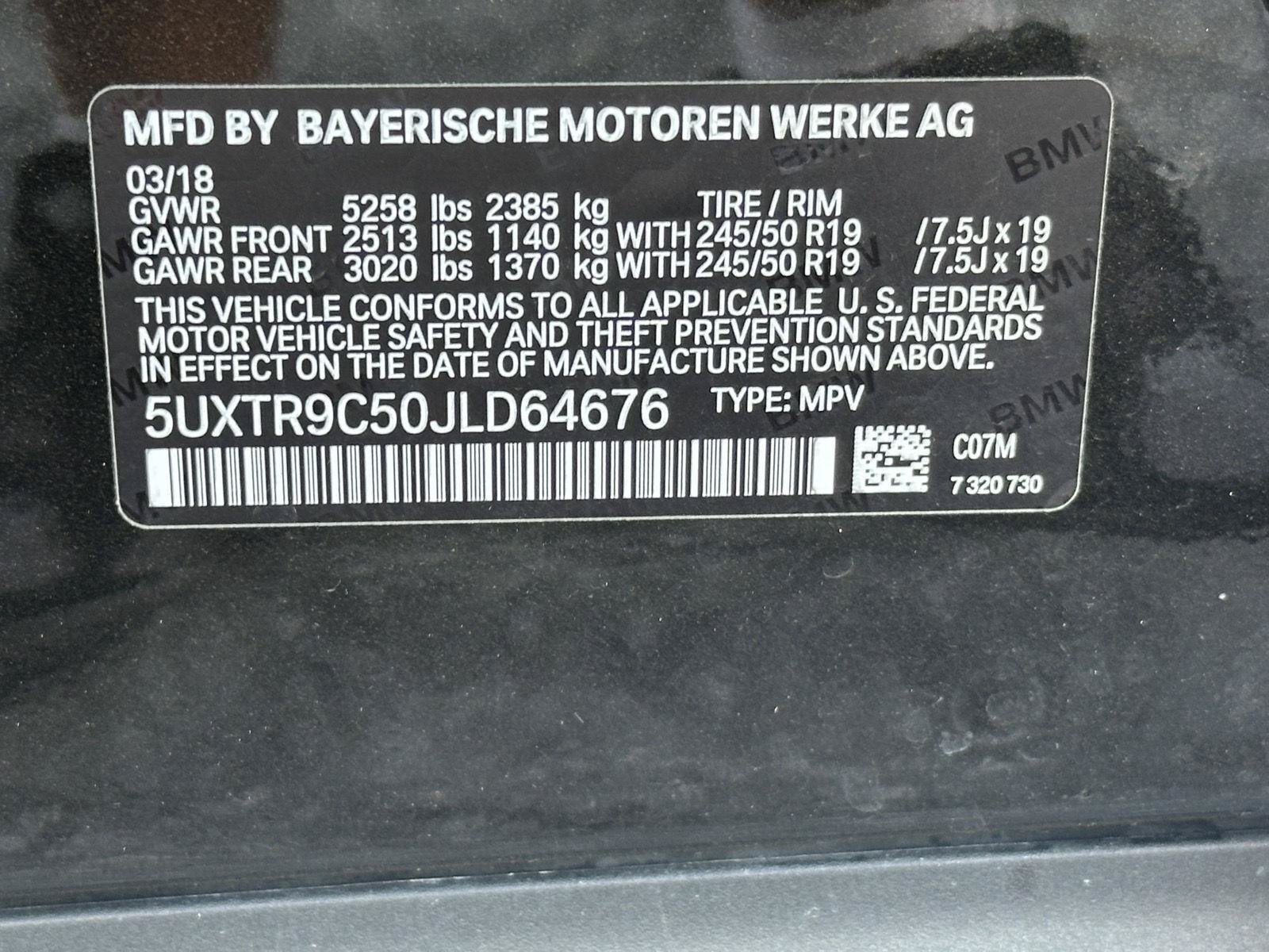 Used 2018 BMW X3 xDrive30i AWD/4WD image 15