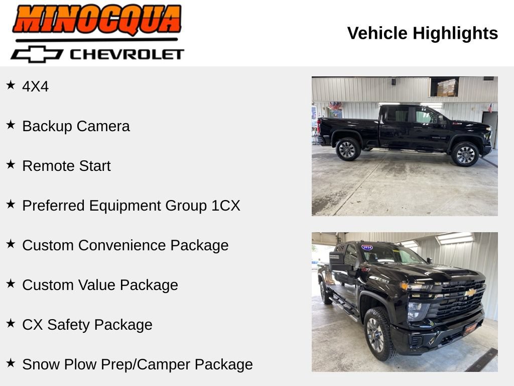 Used 2024 Chevrolet Silverado 2500 Custom w/ Custom Value Package AWD/4WD image 2
