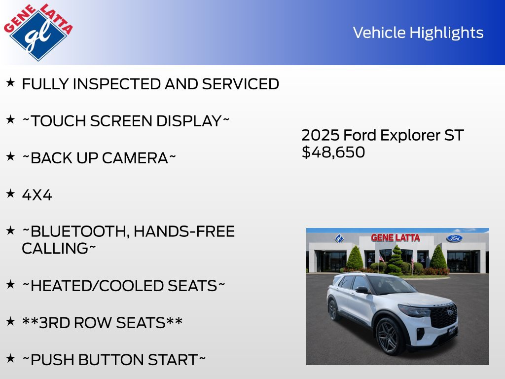 Used 2025 Ford Explorer ST AWD/4WD image 33