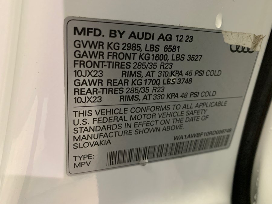 Used 2024 Audi SQ8 Premium Plus w/ S Sport Package AWD/4WD image 74