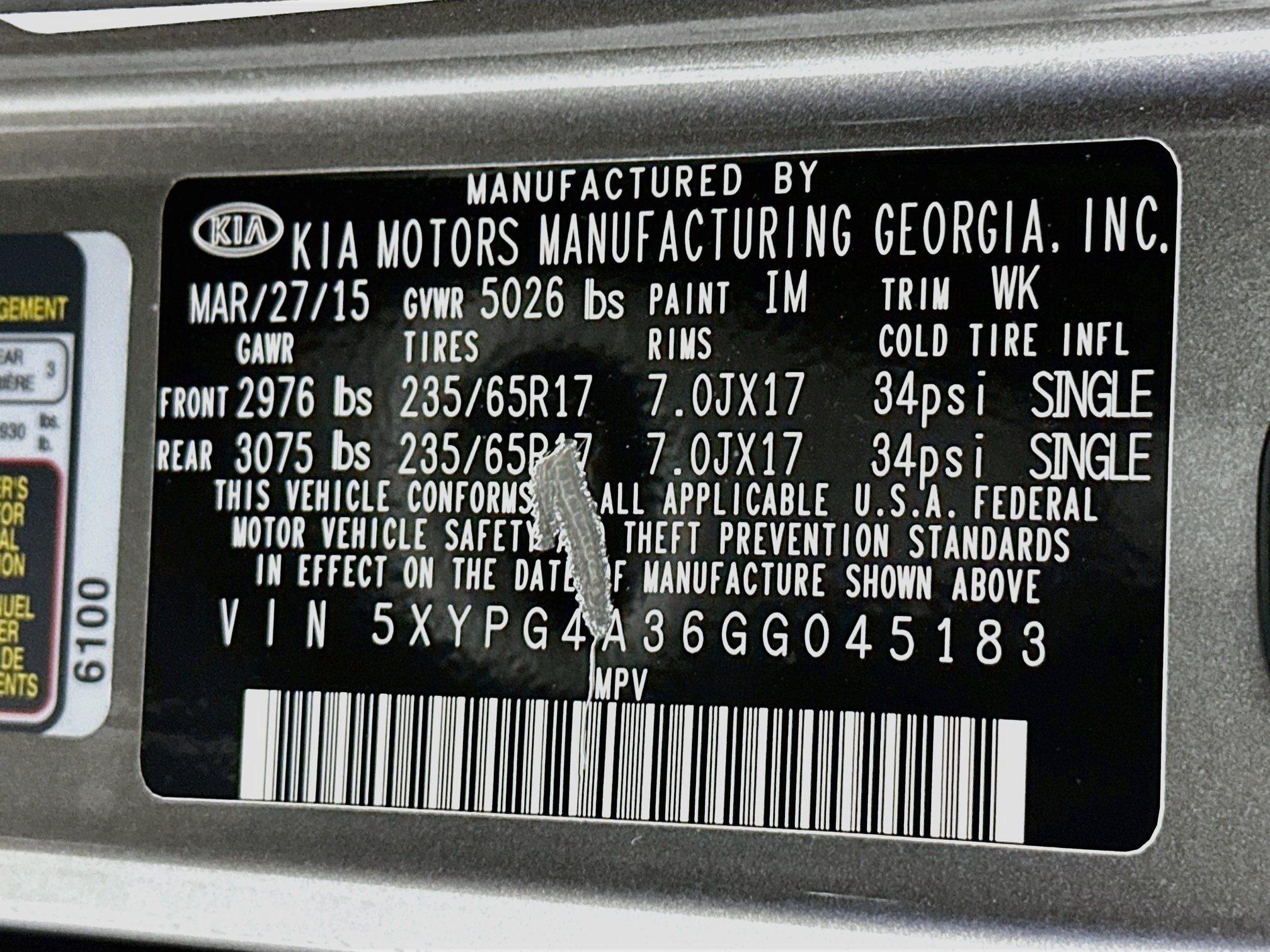 Used 2016 Kia Sorento FWD w/ LX Convenience Package image 12