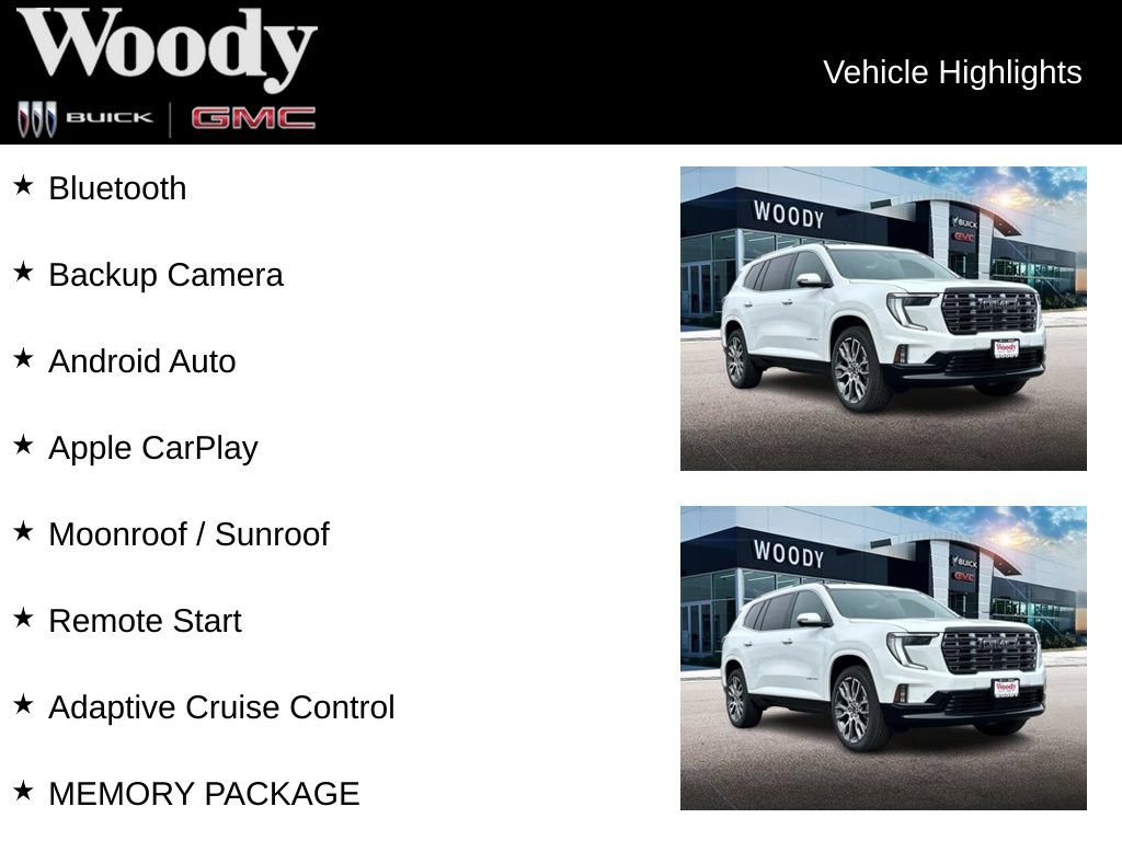 New 2027 GMC Acadia Denali Ultimate AWD/4WD image 3
