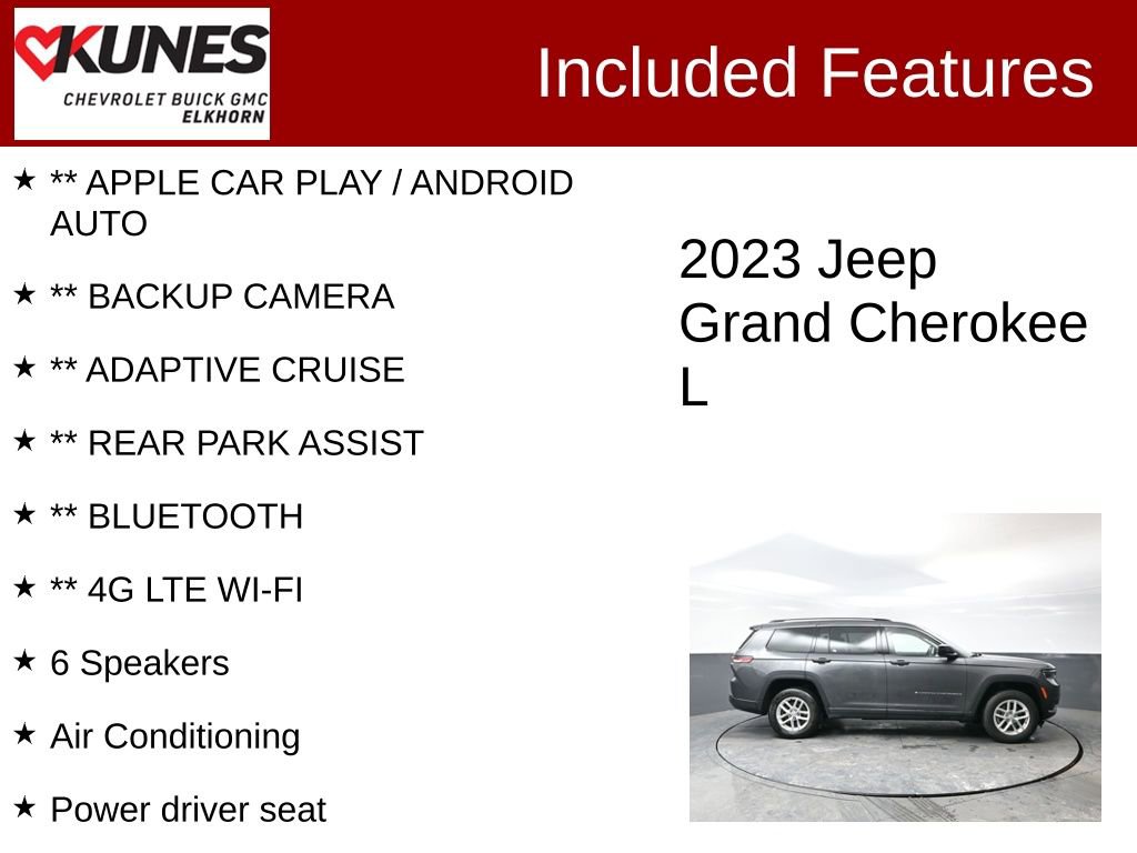 Used 2023 Jeep Grand Cherokee L Laredo image 2