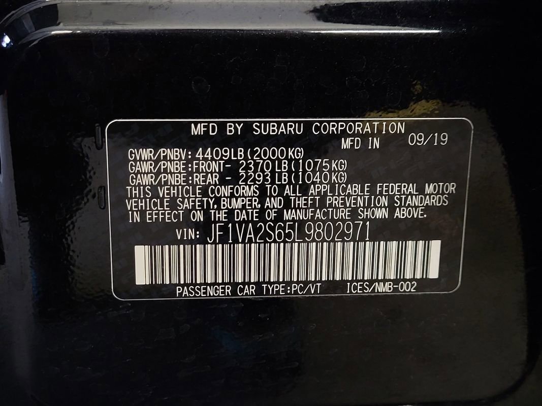 Used 2020 Subaru WRX STI w/ Popular Package #1 image 35