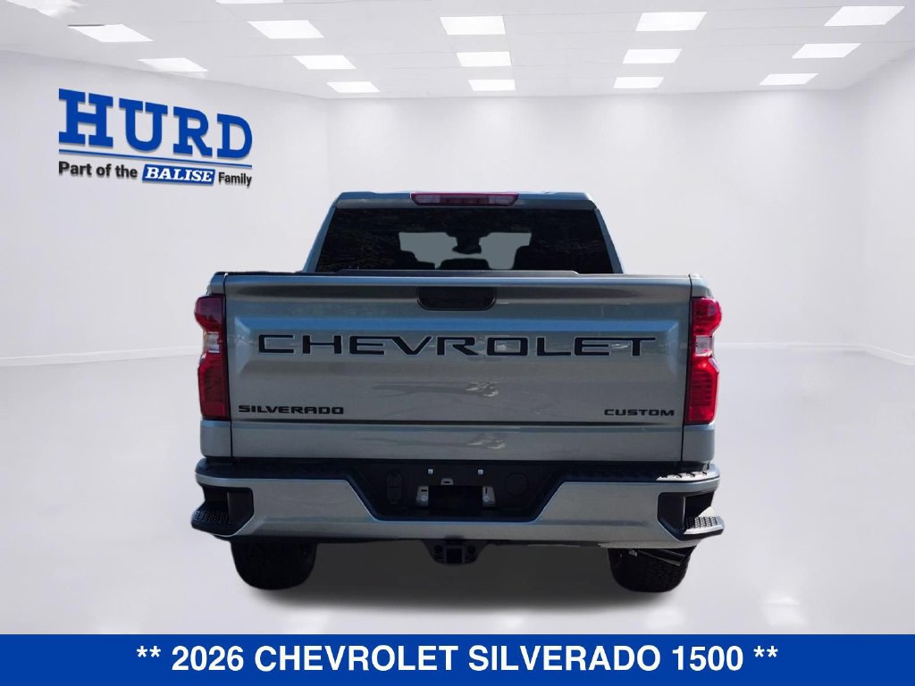 New 2026 Chevrolet Silverado 1500 Custom w/ Turbomax Blackout Package AWD/4WD image 5