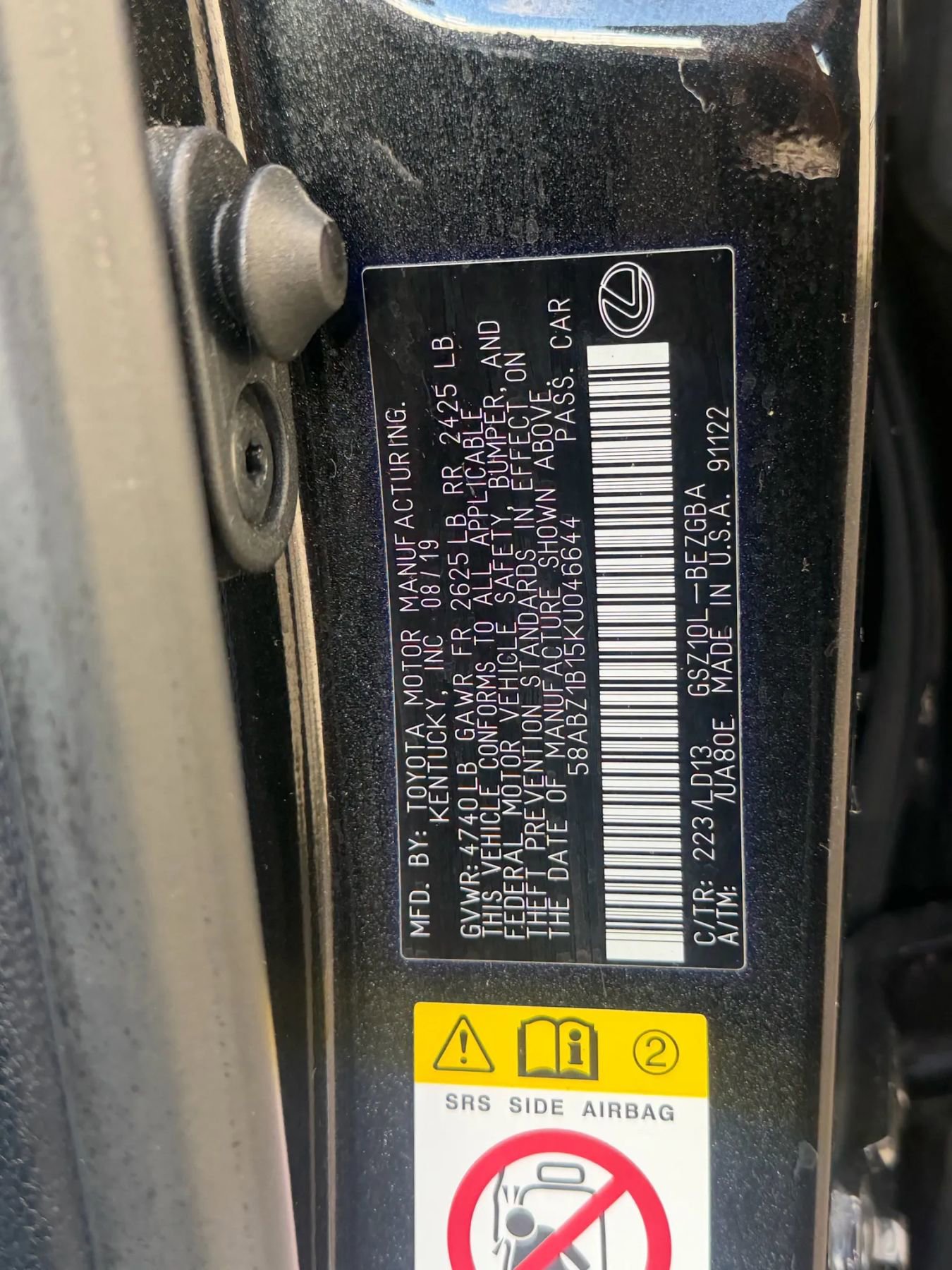 Used 2019 Lexus ES 350 F Sport image 32