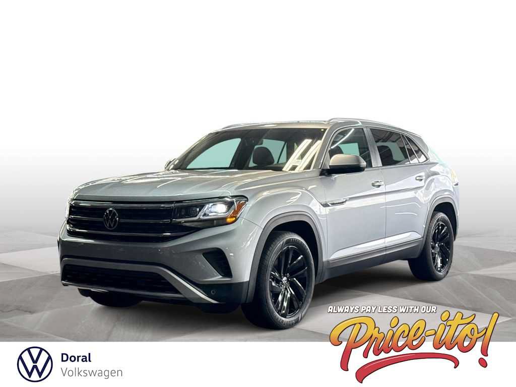 Certified 2023 Volkswagen Atlas Cross Sport SE w/ Panoramic Sunroof Package FWD image 1