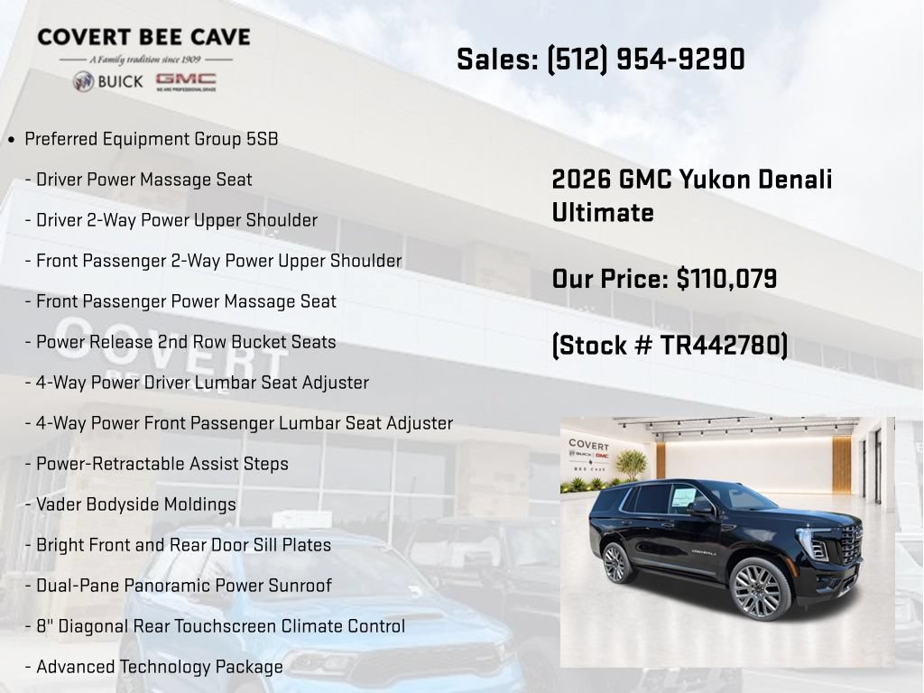 New 2026 GMC Yukon Denali Ultimate AWD/4WD image 7