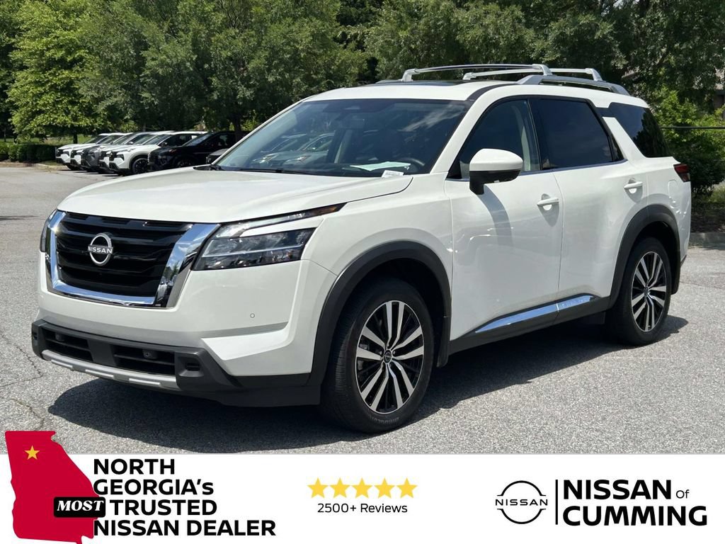Used 2024 Nissan Pathfinder Platinum w/ Cargo Package FWD image 1
